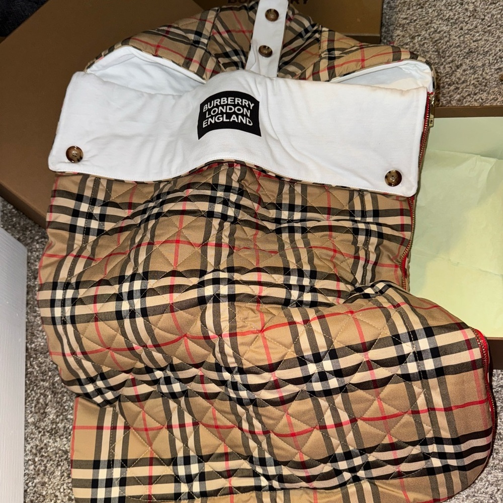Burberry Gold Box with Black Logo